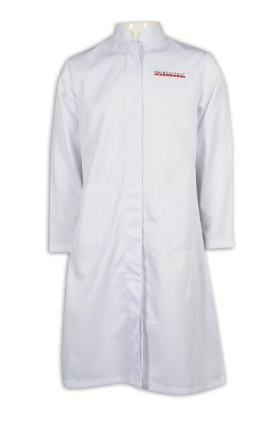 order long women’s doctor’s robe 35% cotton 65% polyester clinic